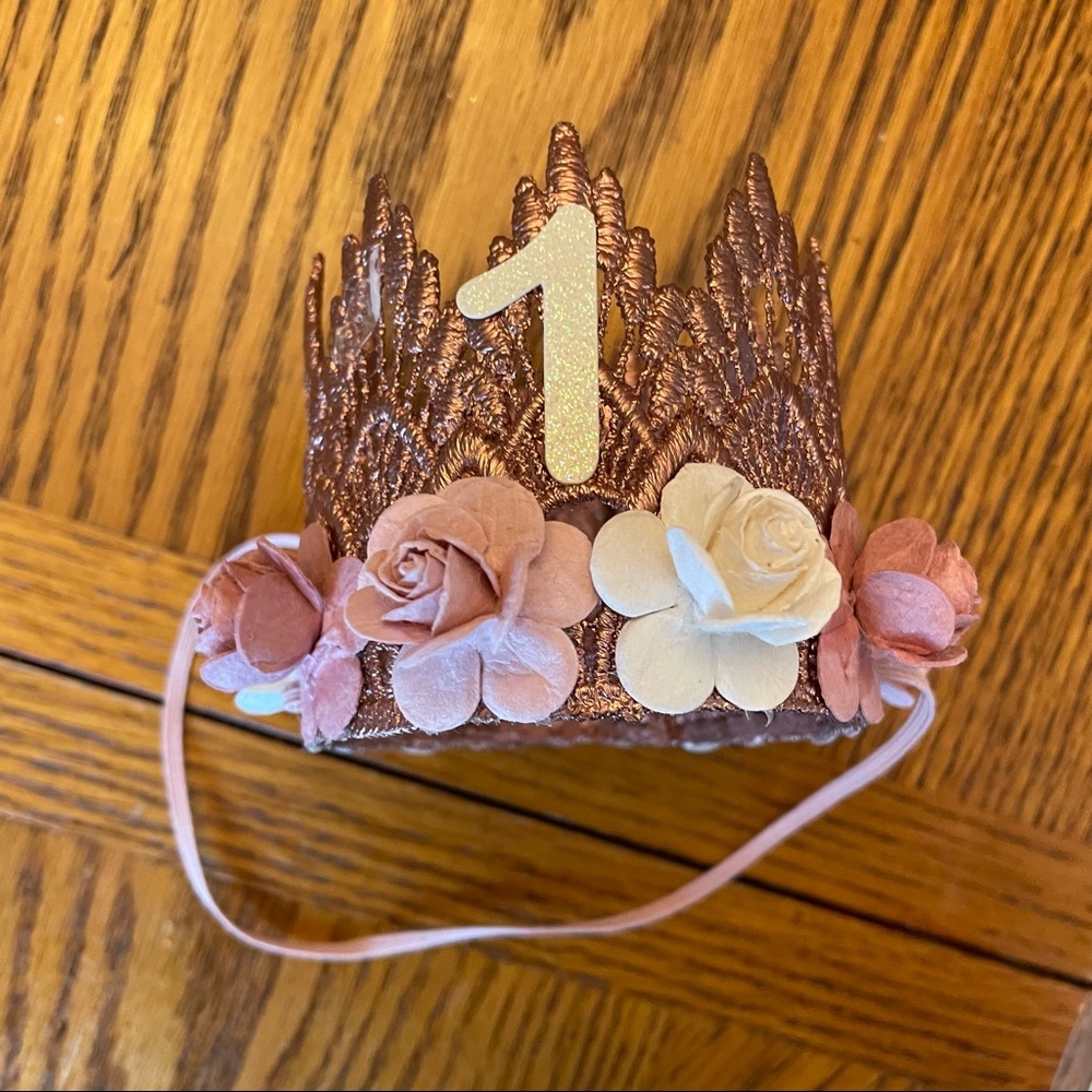1 birthday crown